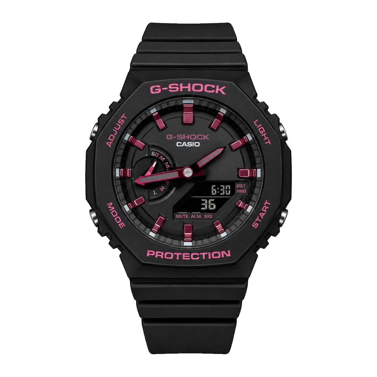 G-SHOCK GA-2100 — Black & Pink