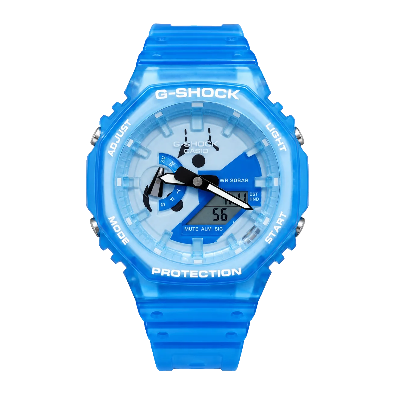 Power Ranger GA-2100 — Blue