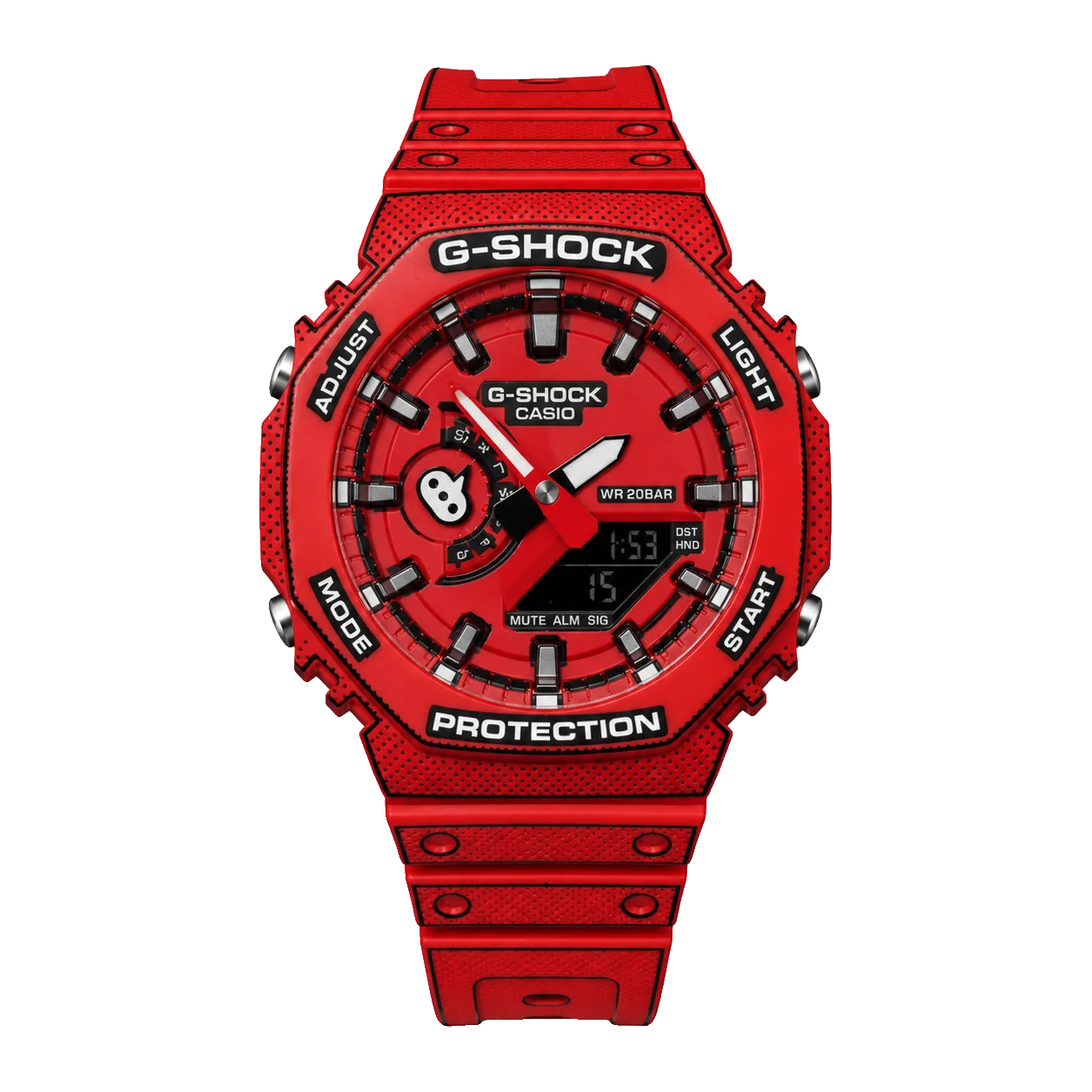 Animated G-SHOCK GA-2100 — Red