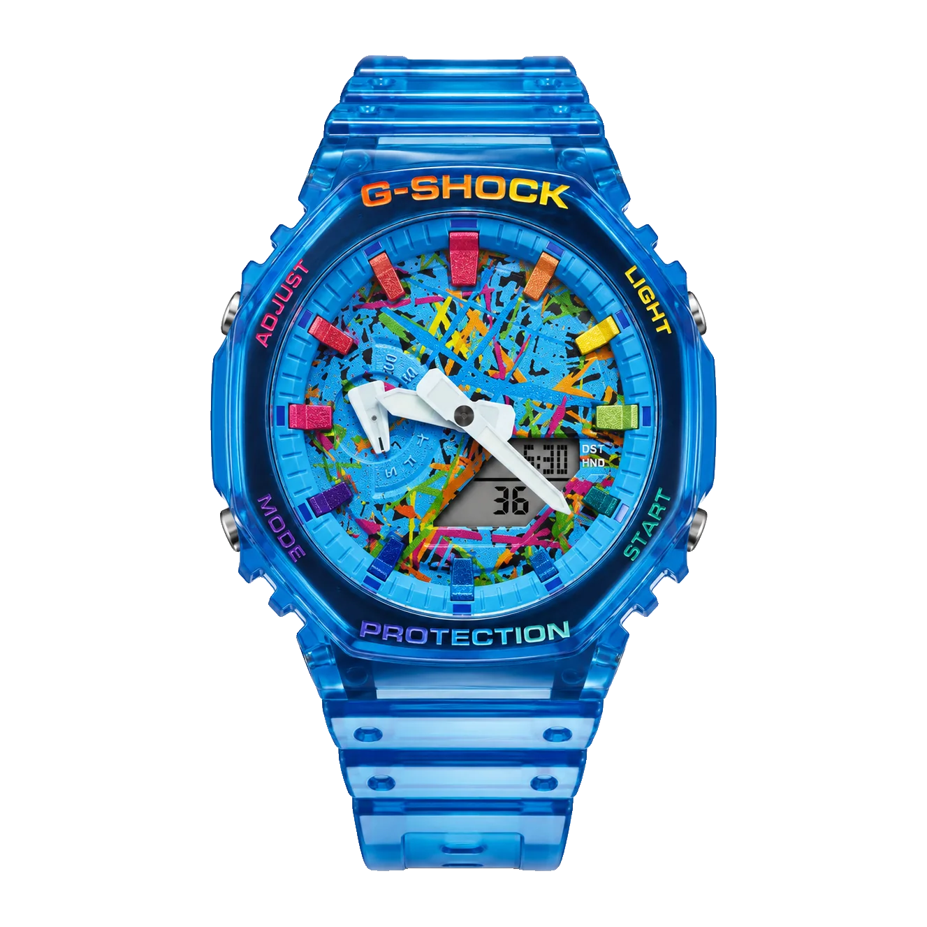 G-SHOCK GA-2100 — Blue Paint