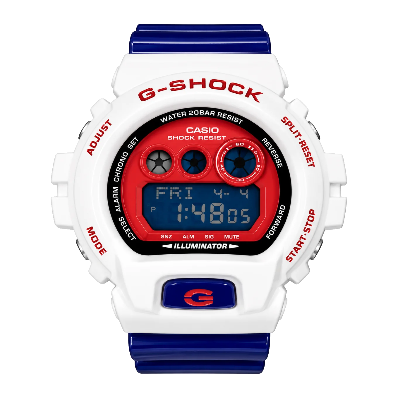 G-SHOCK GA-6900 — Red & White