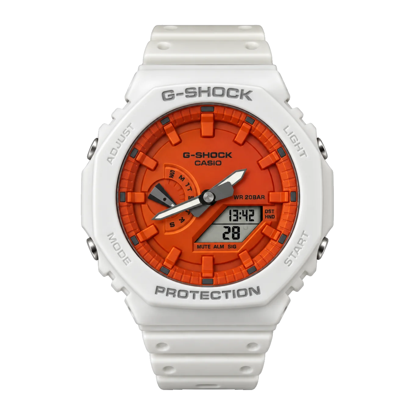 G-SHOCK GA-2100 — White Sun