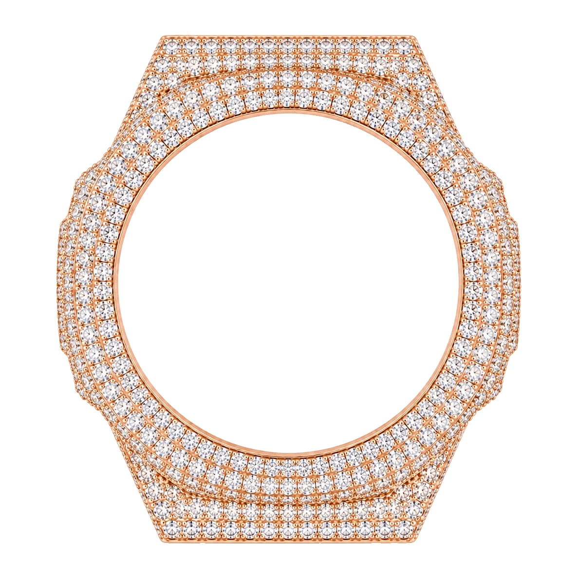 GA-2100 Moissanite Bezel — Rose Gold-Tone