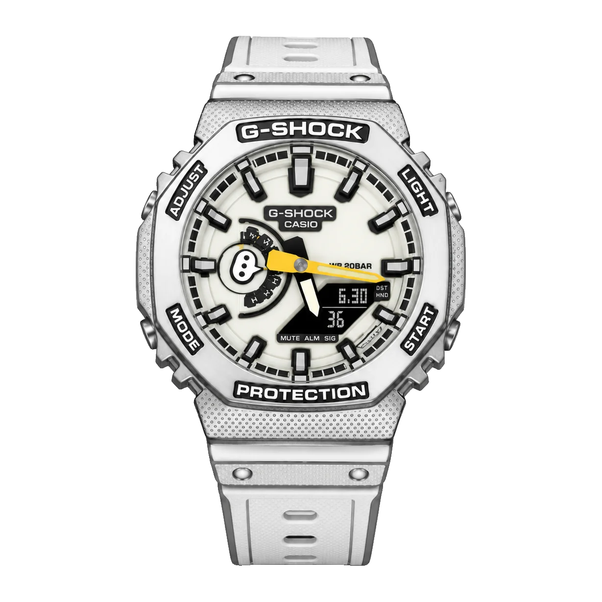 Animated G-SHOCK GA-2100 — White