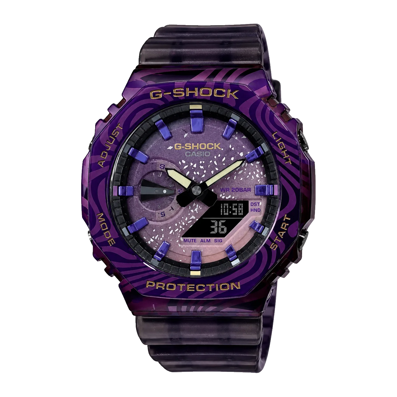 G-SHOCK GA-2100 — Purple Tiger