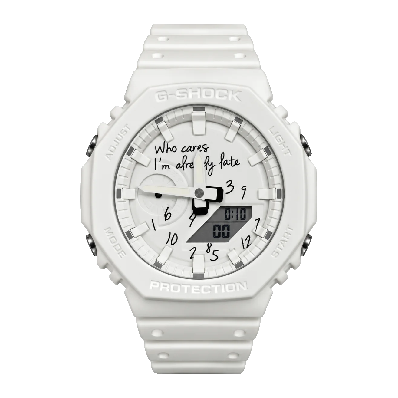 Who Cares GA-2100 — White & Black
